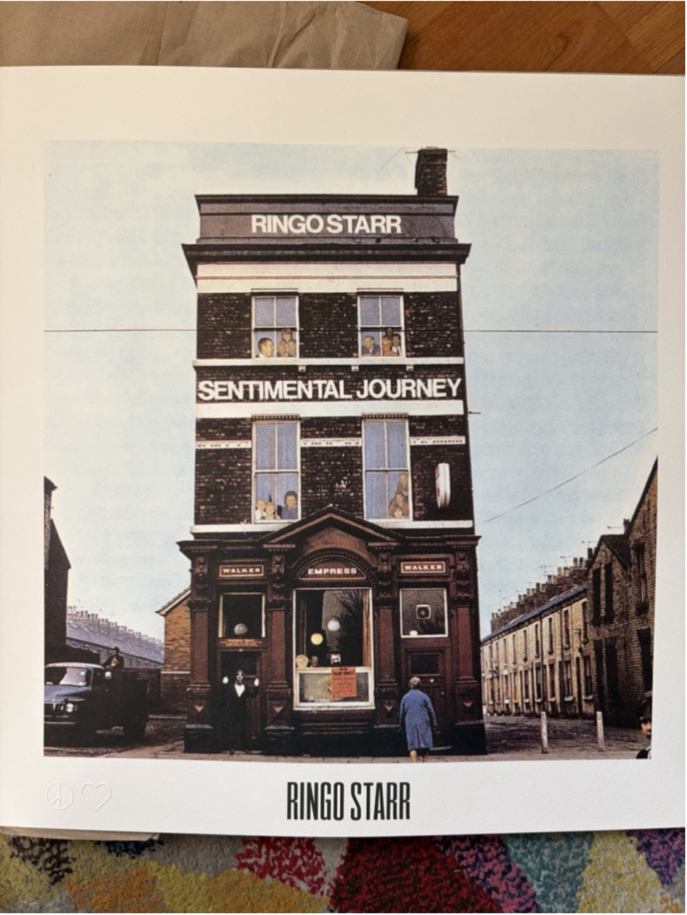 Ringo Starr - 'Sentimental Journey' Lithograph - 20”x20” Mint Condition